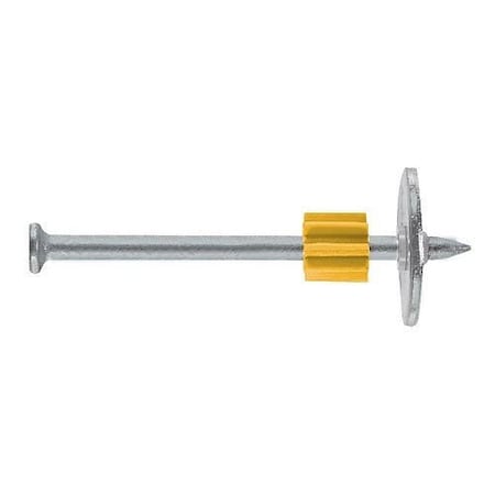 Powers Fasteners 1-1/2, .300 Head Mechanically Galvanized Pressure Lumber Pins w/1 Washer, .145 Shank Dia., 100PK POW 50110MG
